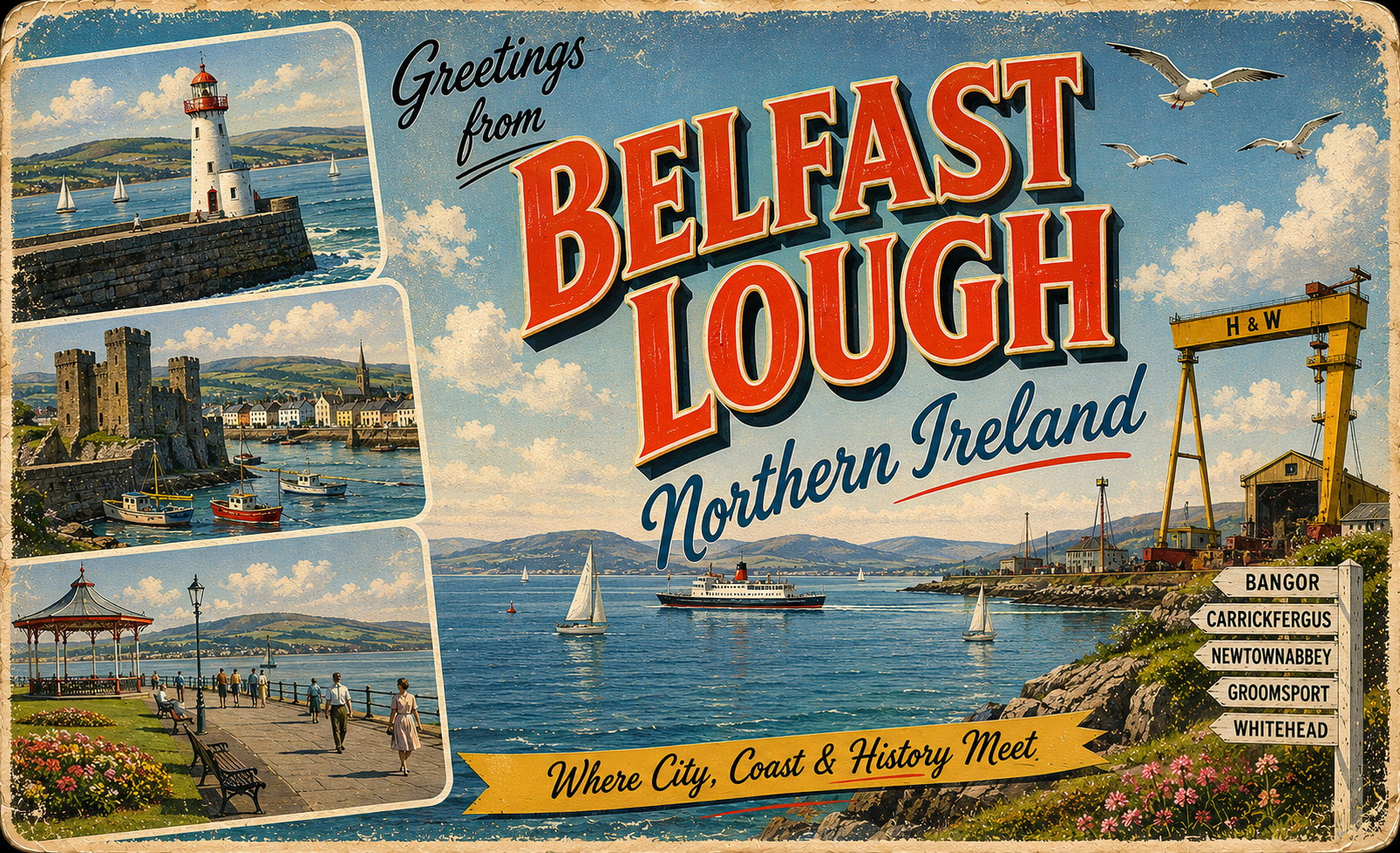 Belfast Lough Postcard