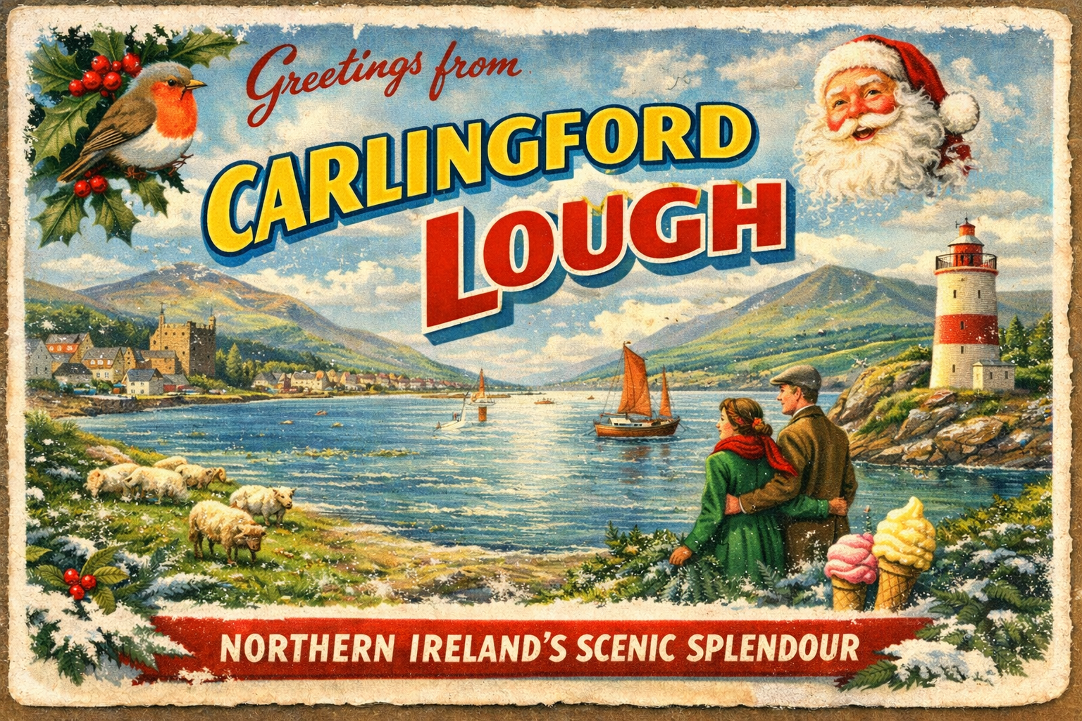 Carlingford Lough Postcard