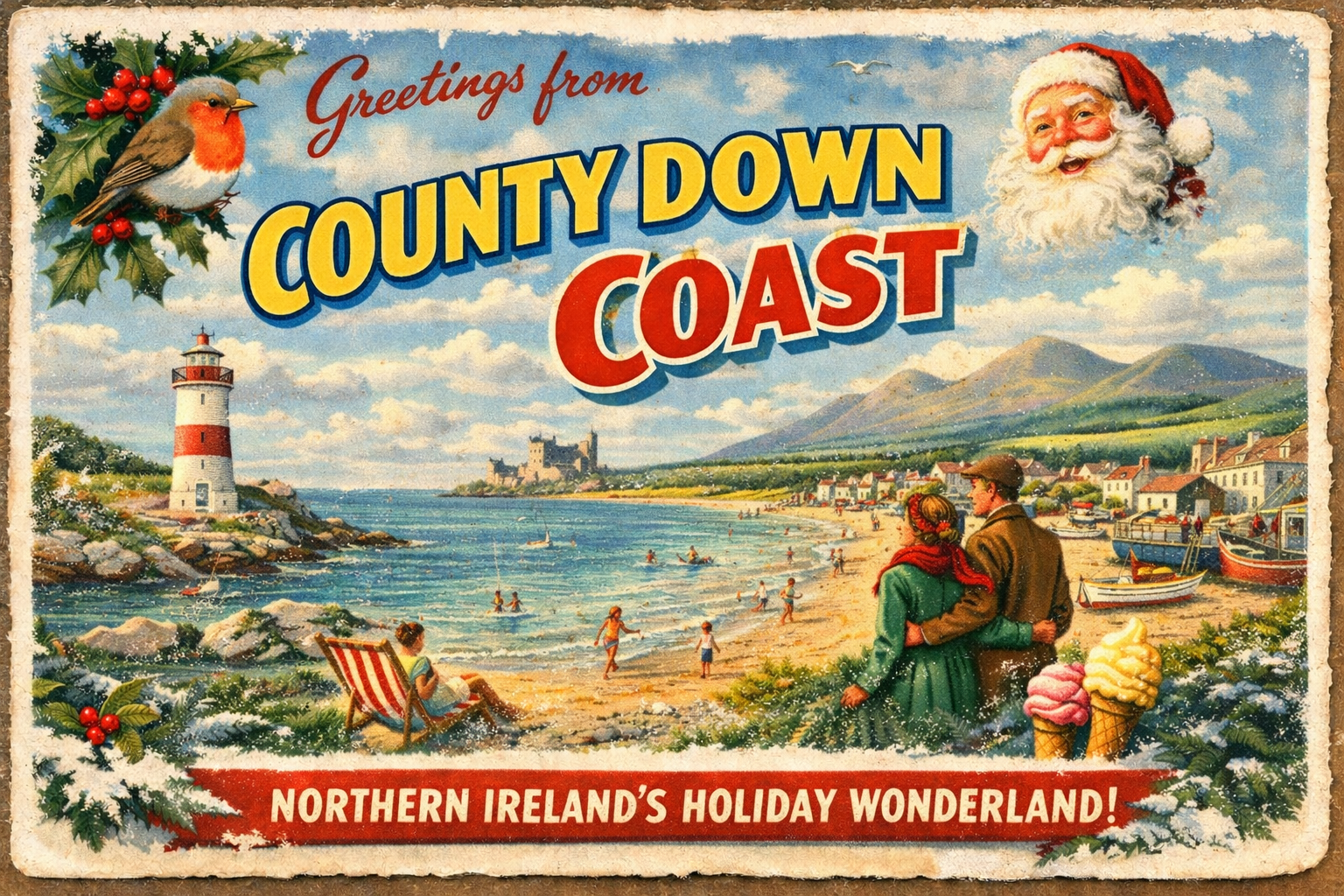 County Down Postcard