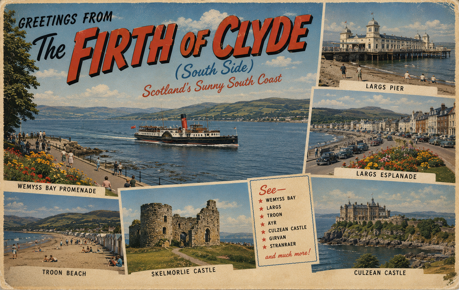 South Firth of Clyde Postcard