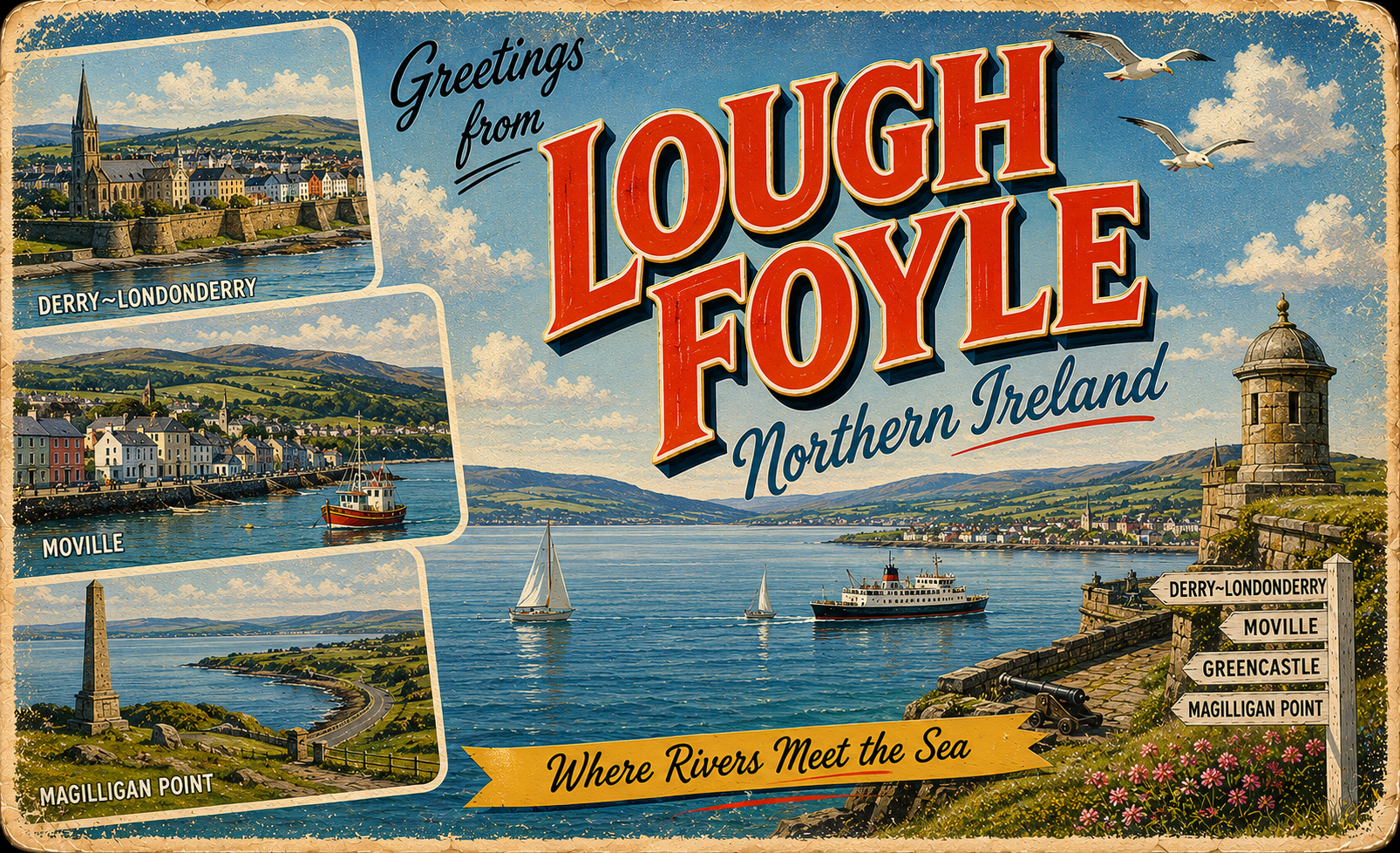 Lough Foyle Postcard