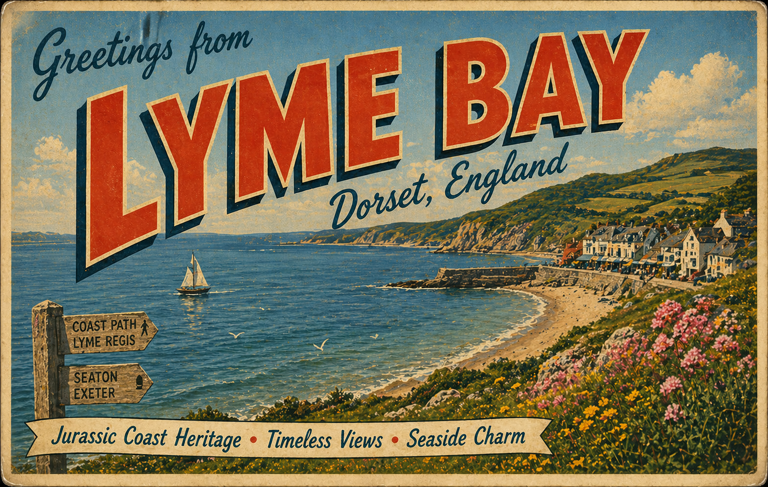 Lyme Bay Postcard