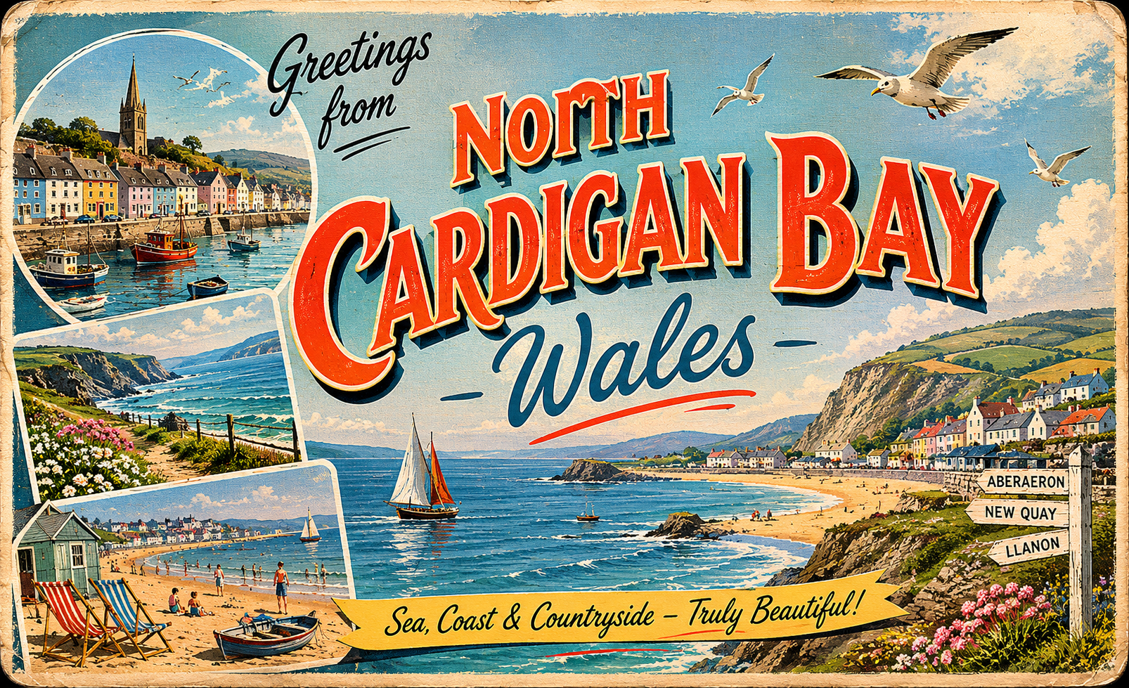 North Cardigan Bay Postcard