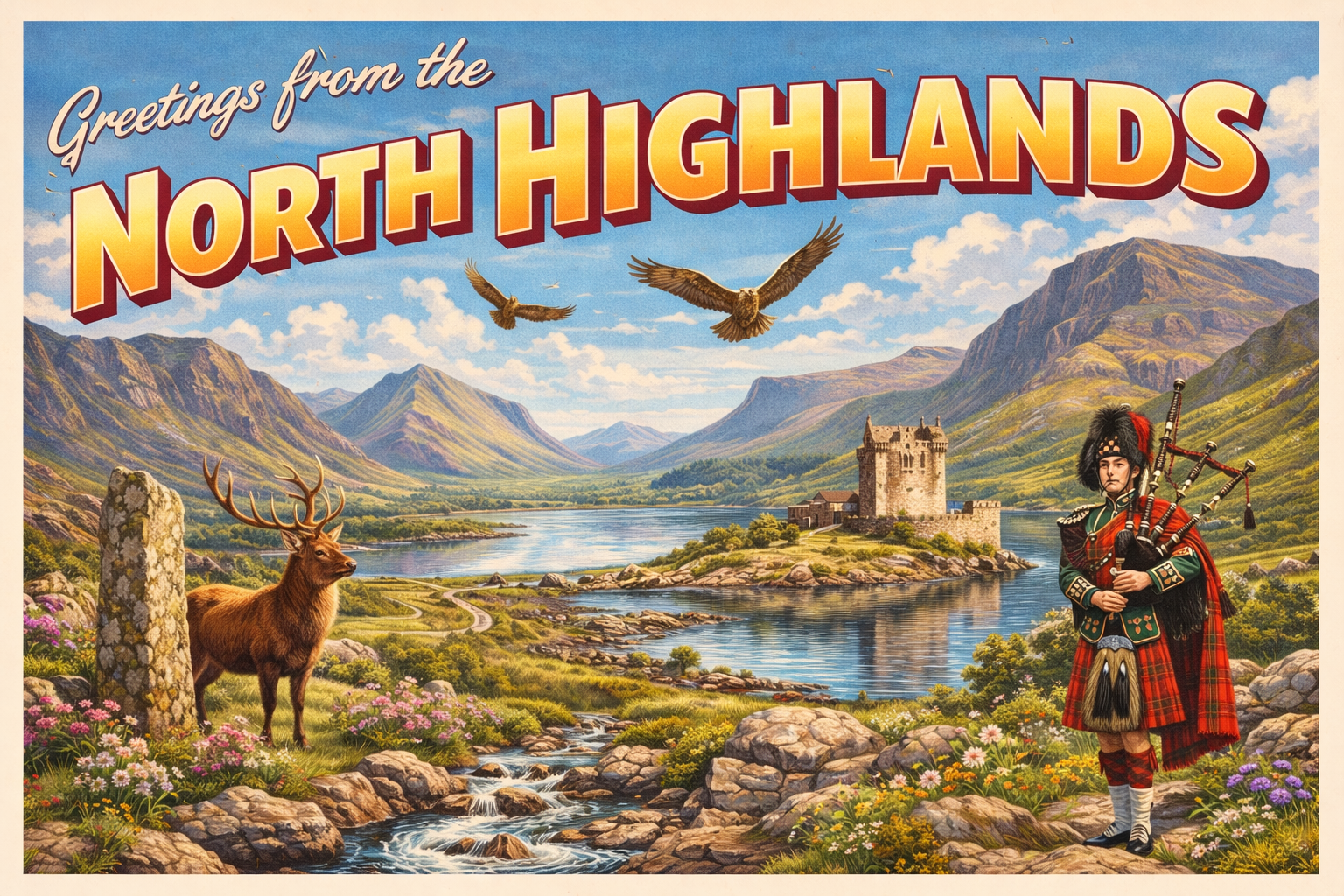 North Highlands Postcard
