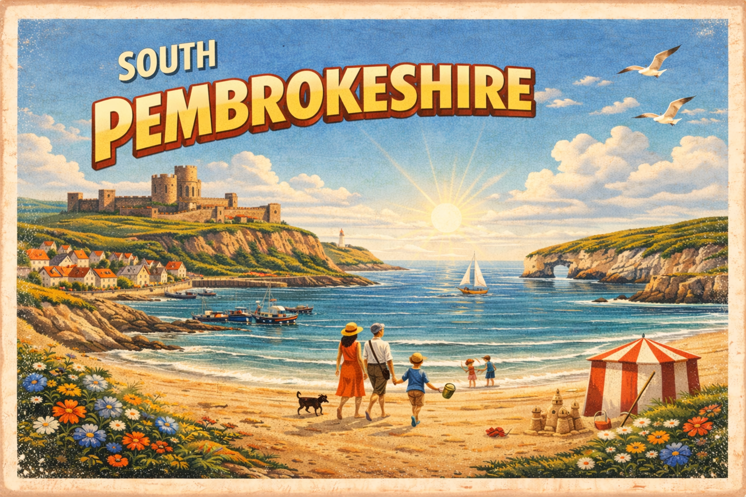 South Pembrokeshire Postcard