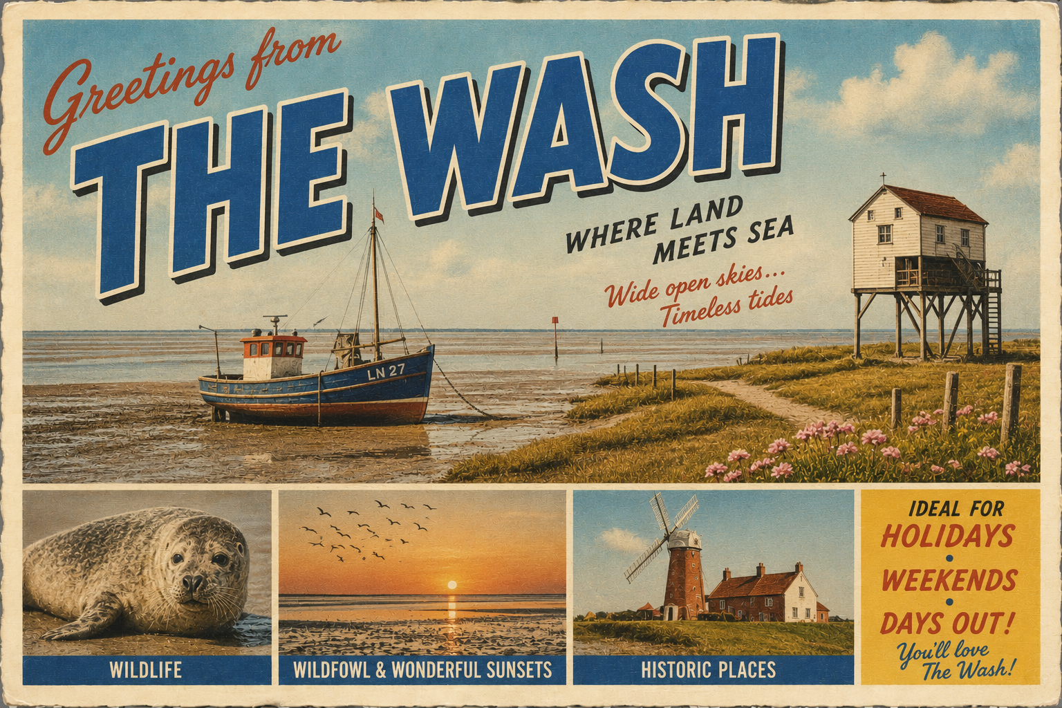 Wash Postcard