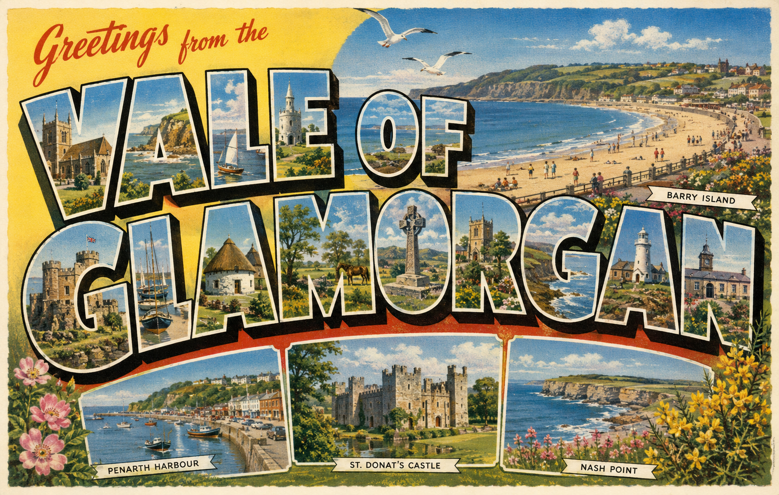 Vale of Glamorgan Postcard
