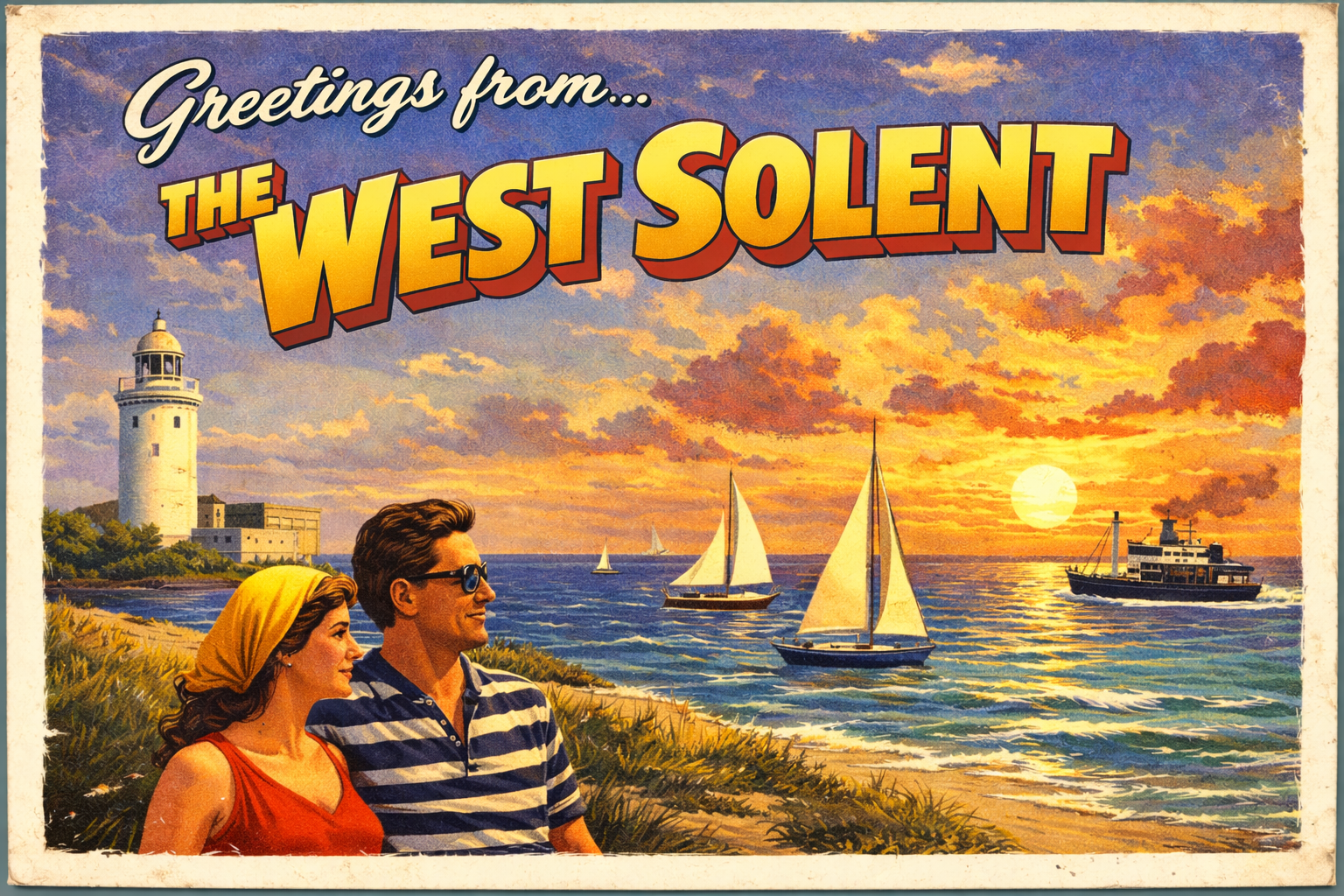 West Solent Postcard